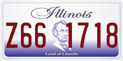IL license plate Z661718