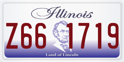 IL license plate Z661719