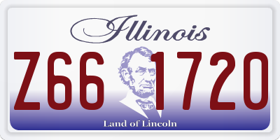 IL license plate Z661720
