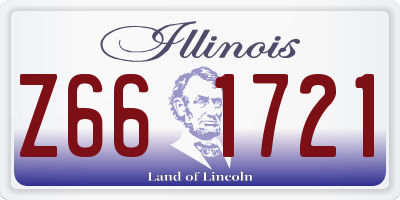 IL license plate Z661721