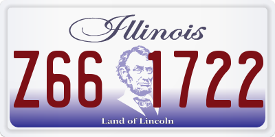 IL license plate Z661722