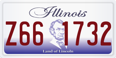 IL license plate Z661732