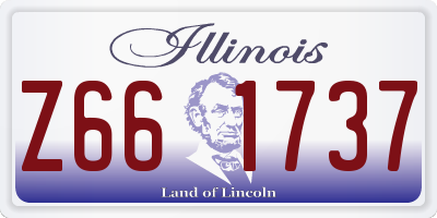 IL license plate Z661737
