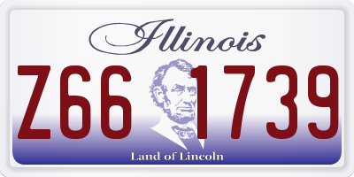 IL license plate Z661739