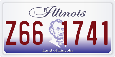 IL license plate Z661741