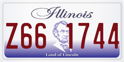 IL license plate Z661744