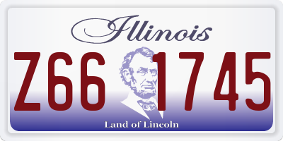 IL license plate Z661745