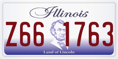 IL license plate Z661763