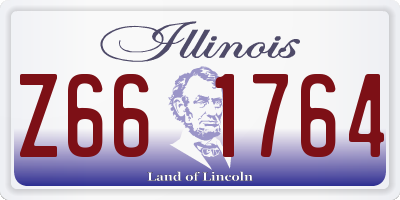 IL license plate Z661764