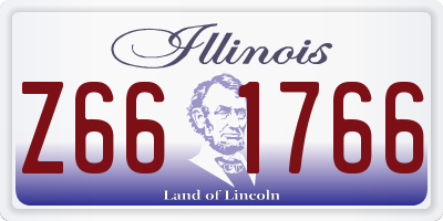 IL license plate Z661766