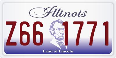 IL license plate Z661771