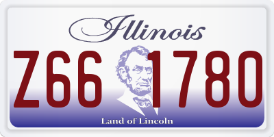 IL license plate Z661780