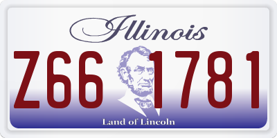 IL license plate Z661781
