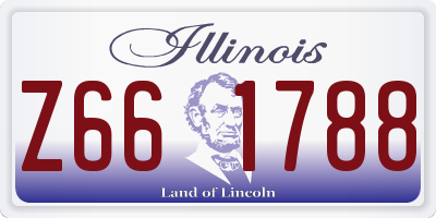IL license plate Z661788