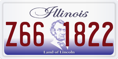 IL license plate Z661822