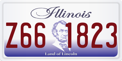 IL license plate Z661823