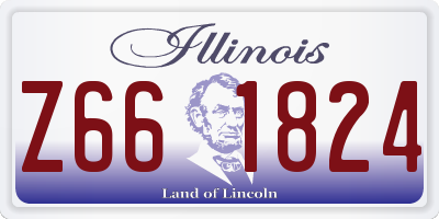 IL license plate Z661824