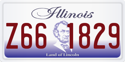 IL license plate Z661829