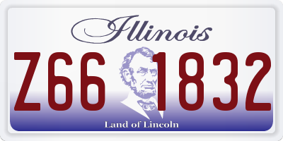 IL license plate Z661832