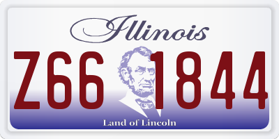 IL license plate Z661844