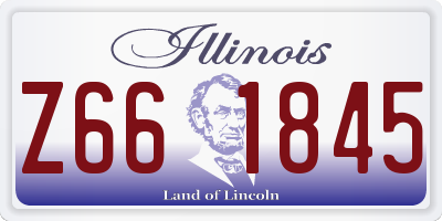 IL license plate Z661845