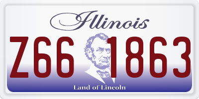 IL license plate Z661863