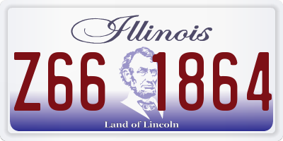 IL license plate Z661864