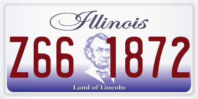 IL license plate Z661872