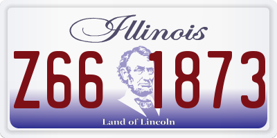 IL license plate Z661873