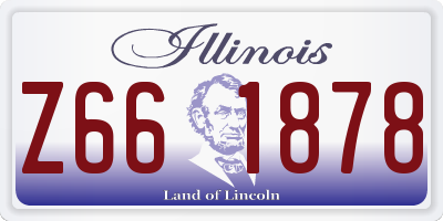 IL license plate Z661878