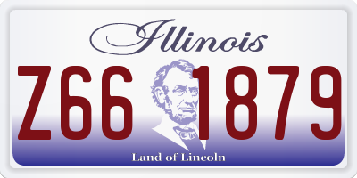 IL license plate Z661879
