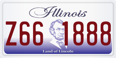 IL license plate Z661888