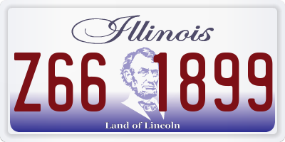 IL license plate Z661899