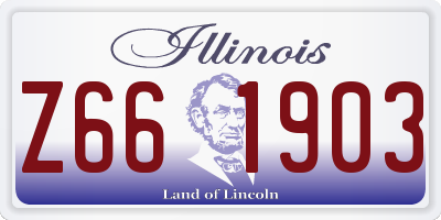 IL license plate Z661903