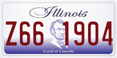 IL license plate Z661904