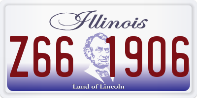 IL license plate Z661906