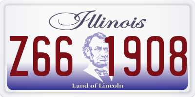 IL license plate Z661908
