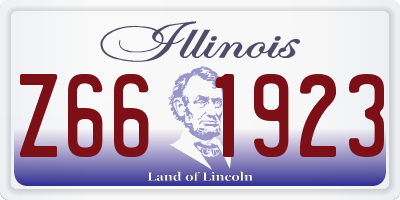IL license plate Z661923