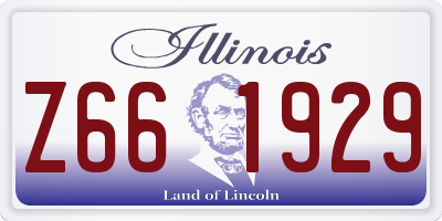 IL license plate Z661929