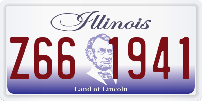 IL license plate Z661941