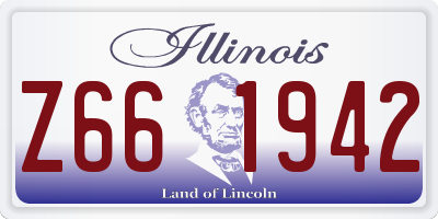 IL license plate Z661942