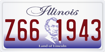 IL license plate Z661943