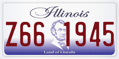 IL license plate Z661945