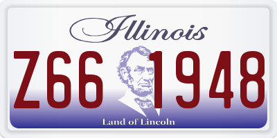 IL license plate Z661948