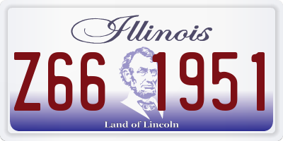 IL license plate Z661951