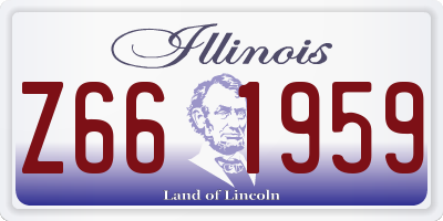 IL license plate Z661959