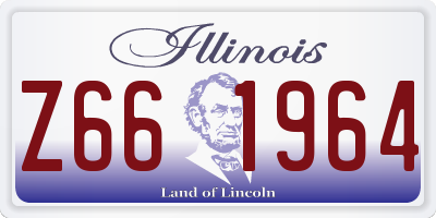 IL license plate Z661964