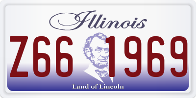 IL license plate Z661969