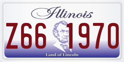 IL license plate Z661970