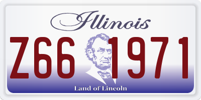 IL license plate Z661971